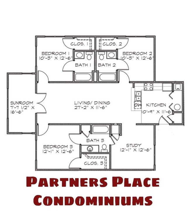 Partners Place Condominiums - Bld 302 Unit... - Partners Place Condominiums - Bld 302 Unit... Unidad 1