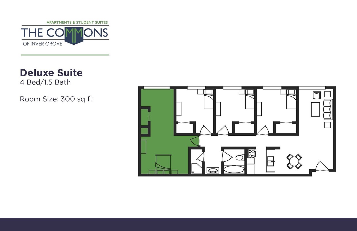 Floor Plan - 4BR/1.5BA