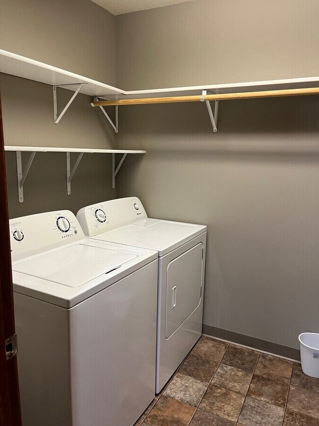 Laundry room with Washer/Dryer included. - 1501 N Grove Pl