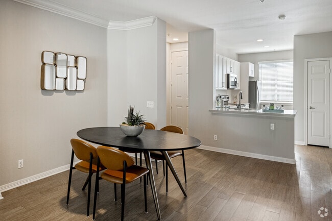 2BR, 2BA - 1,114SF - Dining Room and Kitchen