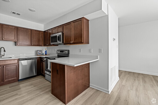 3BR, 2BA - 1076SF Kitchen