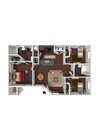 3 Bedroom Flat 3D Furnished