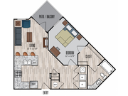 A2: 1BD | 1BA | 685 SF