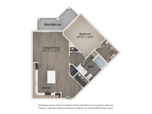 The Villas at Harbour Cove - 1 Bed, 1 Bath, 790 sq. ft.