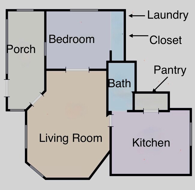 Floorplan - 309 E 1st St Unit 309