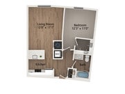 A2 floor plan Centro at Pine Nash