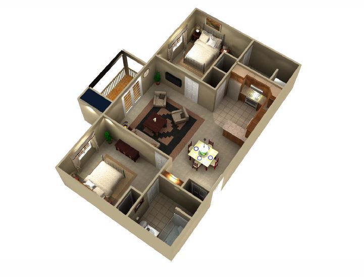 2 Bedroom 1.5 Bath - O’Fallon Hills Senior Apartments