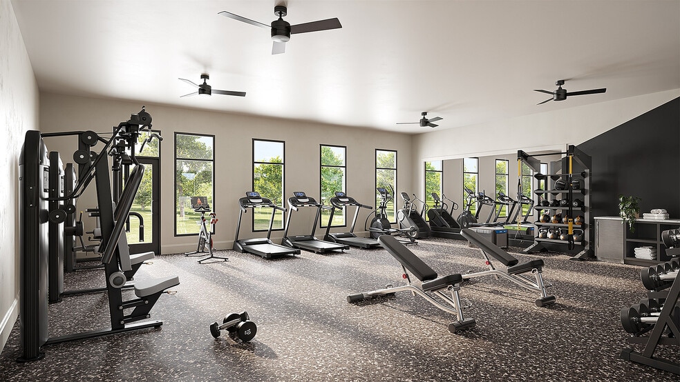 Fitness Center Rendering