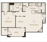 1BR/1BA