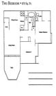 2 BR/1.5 BA