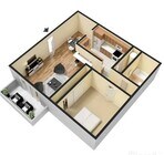 Plaza de Sevilla de 1 dormitorio