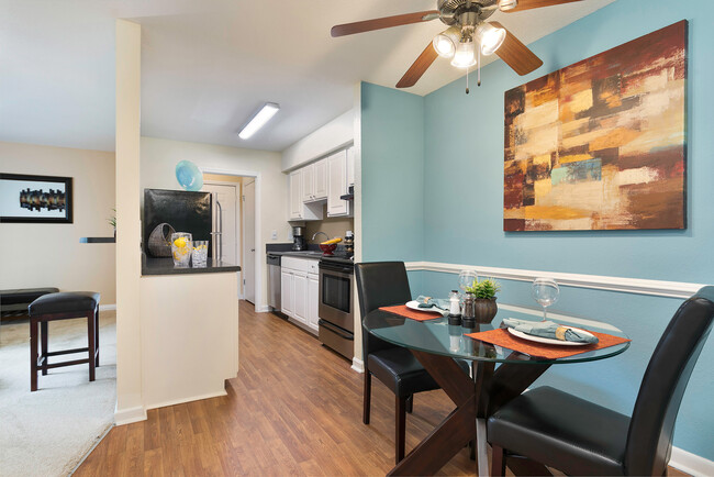 Dining area/Kitchen - Duke Manor- Students save up to 10%! Apartments