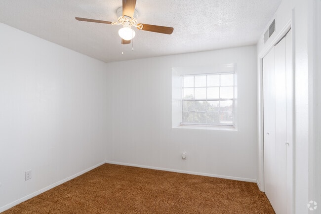 2BR, 1.5BA - 1100SF - Primary Bedroom - Fairbanks Apartments