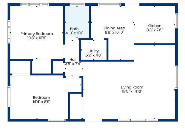 Floorplan - 2480 S Lafayette St Unit 2480