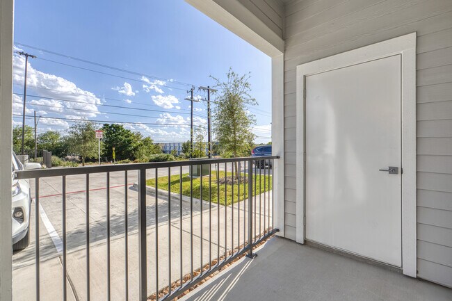 Private balconies available in select apartment homes at Residence at Pearsall Park