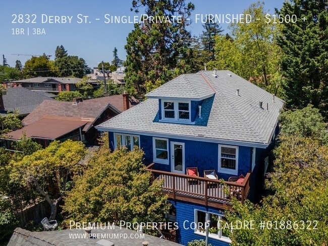 Building Photo - 2832 Derby St Unit Single/Private - FURNISHED - $1500 + Rental