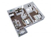 2 Bedroom 2 Bathroom