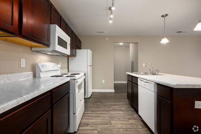 2BR, 2BA, Balcony - 1,184SF - Kitchen - Woodland Heights of Greensboro