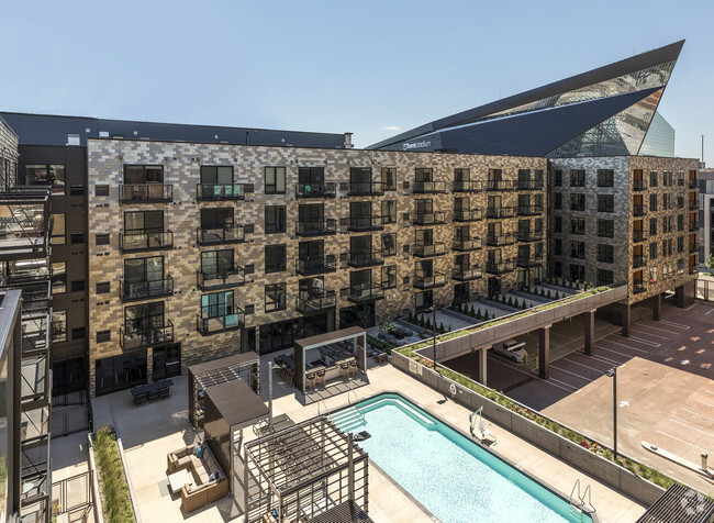 Pool Deck with Stadium Views - East End Rental