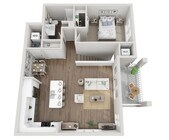 Floor Plan 1F | Seasons at North Aurora | Apartments in North Aurora, IL