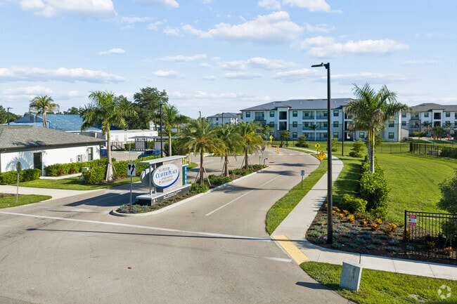 Entrance with signage - St. Peter Claver Place