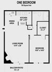 1BR/1BA