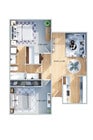 2x1 Floorplan