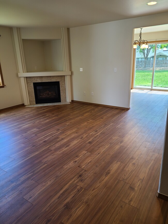 Main living downstairs with gas fireplace - 246 163rd St S Unit 248