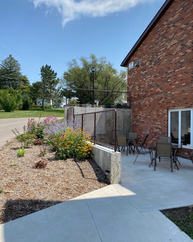 Patio outside of E building Community Room