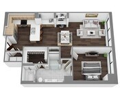 Floor Plan K - 3D