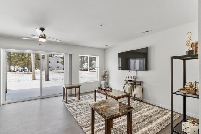 Living Room Area in 3-Bed Unit