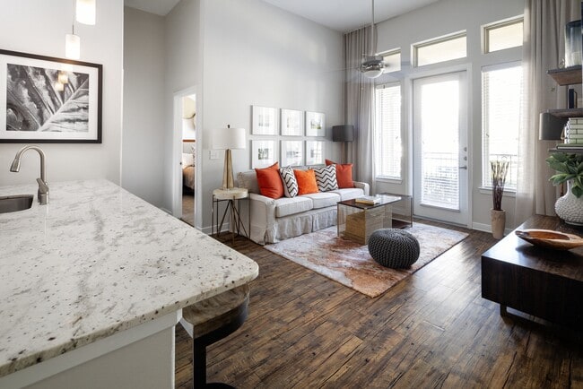 Dining and living areas