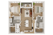 b1 floor plan Solis Dresden Village