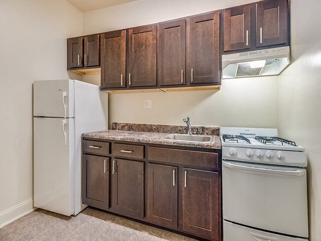 Cocina parcialmente renovados