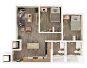 2BR/2BA - B2