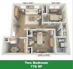 1HAB/1BA