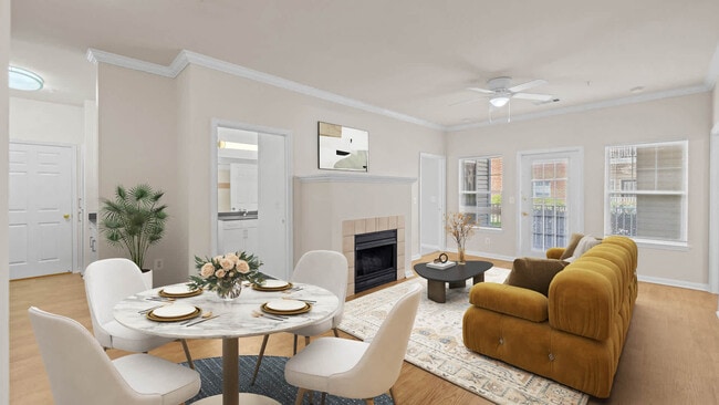 Living Room with Hard Surface Flooring
