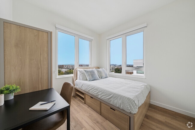 F2 - 6BR, 2BA - 1,050SF - Bedroom