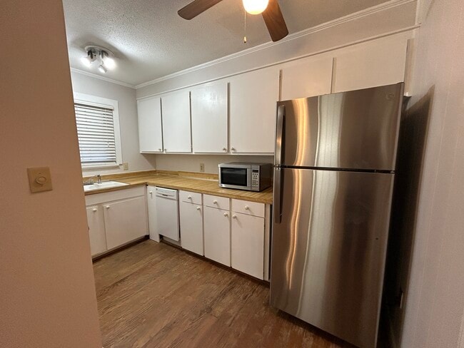 Kitchen with SS fridge - 811 Colony Dr Unit Avondale West Ashley