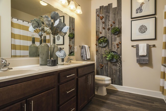 Double vanities in select homes*