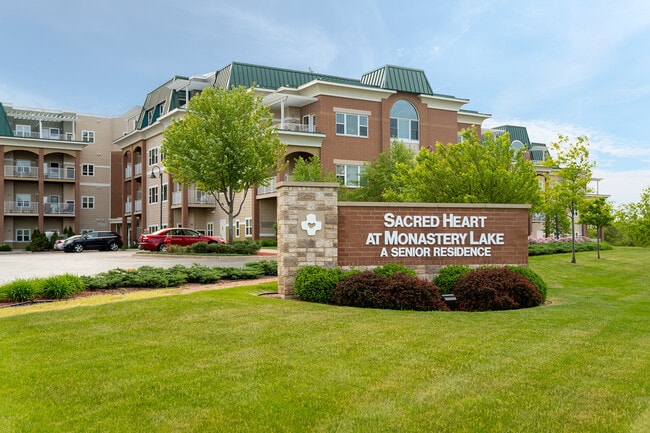 Front view - Sacred Heart at Monastery Lake Apartments