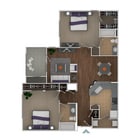 Two Bedroom 1180 sq ft