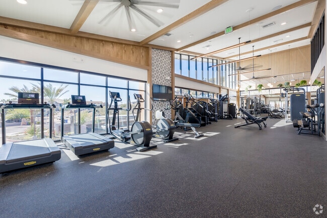 Centro de fitness con terraza al aire libre