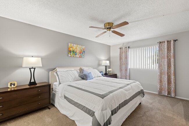 Large Bedroom with Ceiling Fan