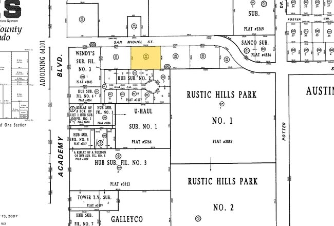 Plat Map - Oakwood Bend