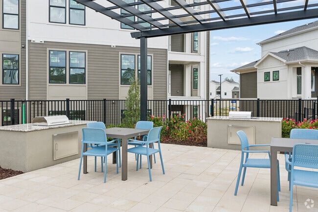 Outdoor Dining and Grilling Area