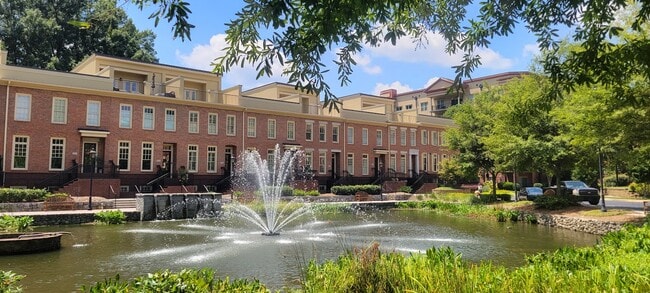 Fountain with townhomes (Riverhouse conds in the background) - 200 River Vista Dr Unit 529
