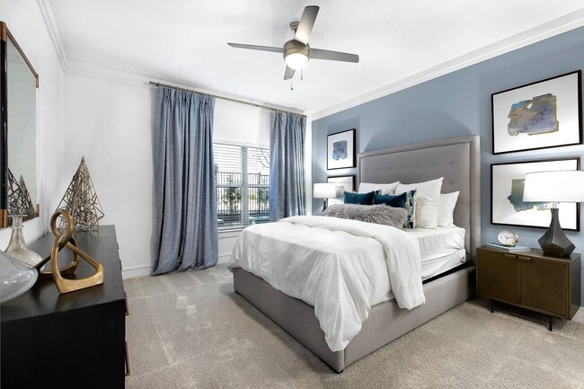 Bedroom with Large Window