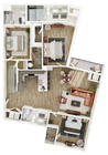 C3 floor plan The Seventeen Hundred on East