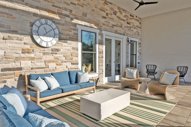 Relaxing Outdoor Lounge Area